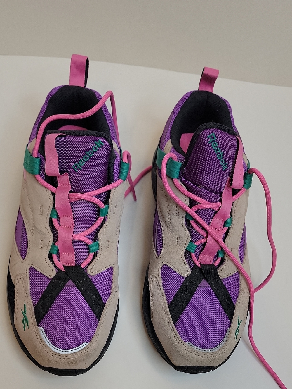 Reebok Womans Hike Purple, Pink & Teal Trail Sneakers